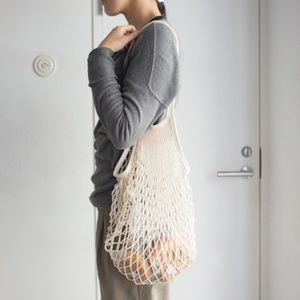 French Market Net Bag Tote - Natural Color